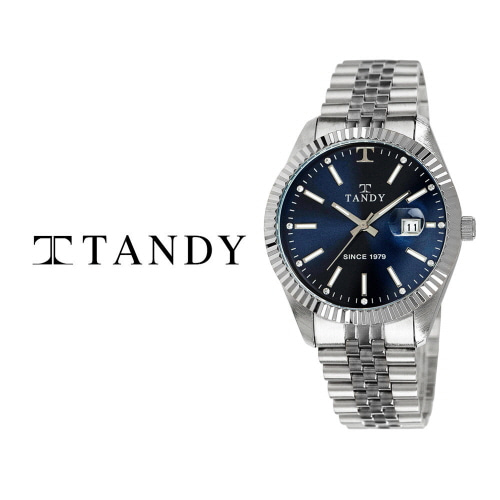 [탠디] 럭셔리 메탈 워치(오스트리아 스톤 식입) T-3921 남자 다크블루