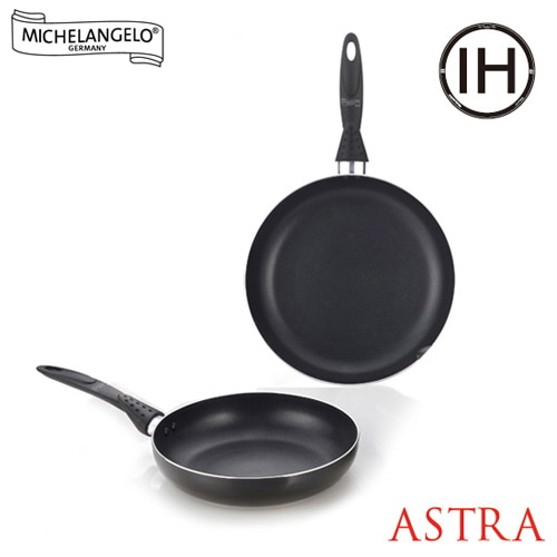 [미켈란젤로] 아스트라 인덕션 후라이팬 2종 세트(24+28)