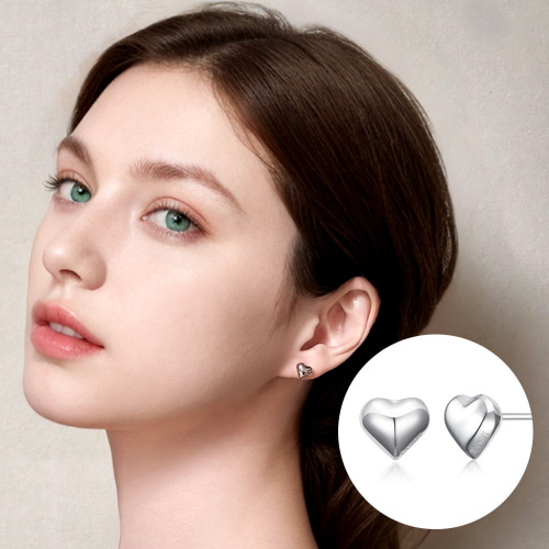 [탠디] 실버925 하트 귀걸이 TDE304