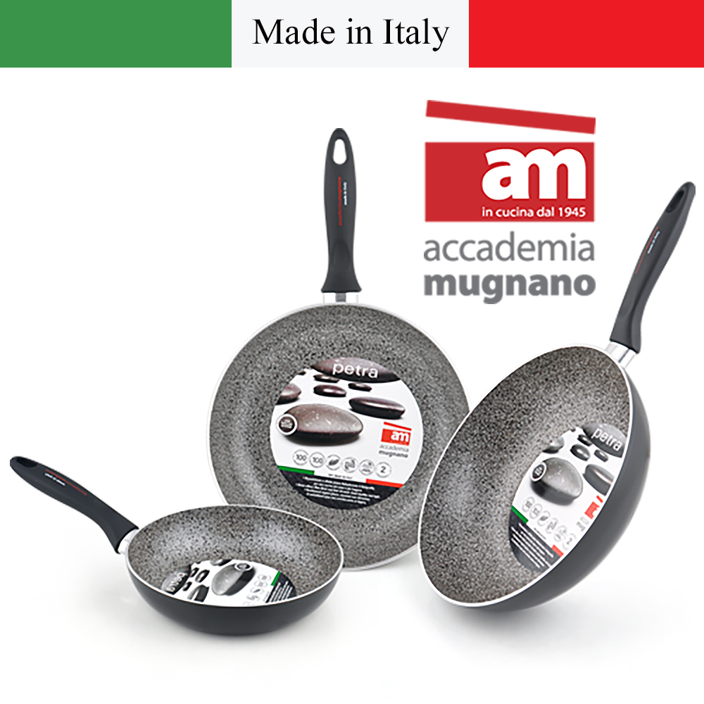 [이태리 am] 페트라(PETRA)스톤 코팅 후라이팬세트(3P) Am-PF-20F28F28W