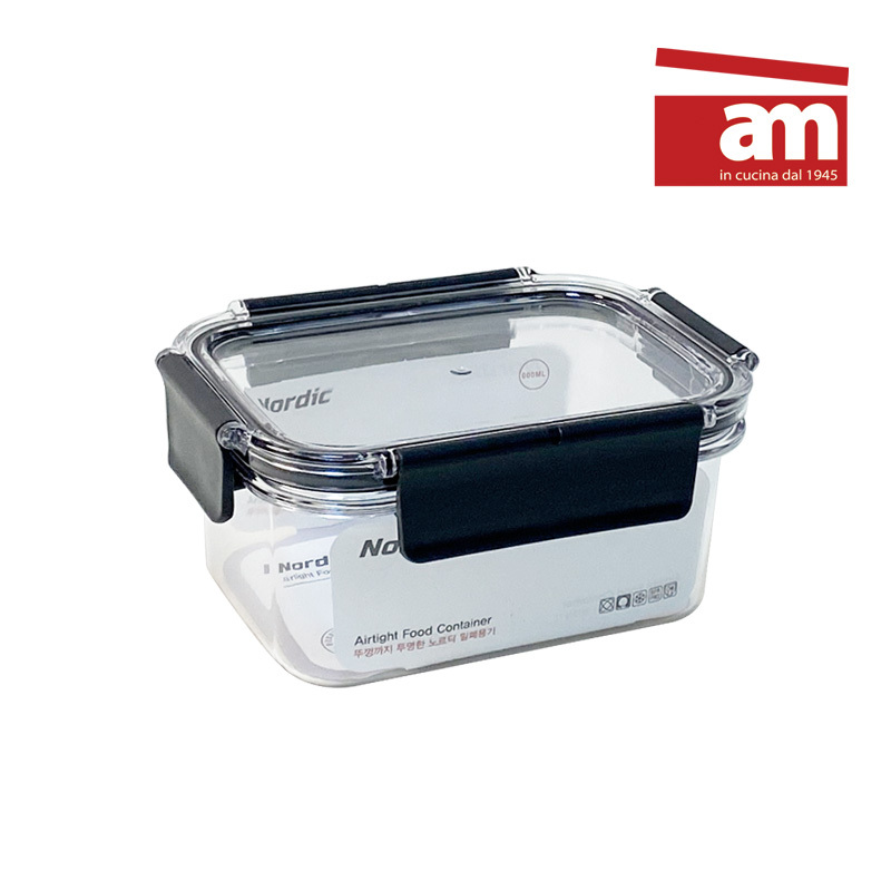 [이태리 am] 노르딕 밀폐용기(600ml) Am-NM-600