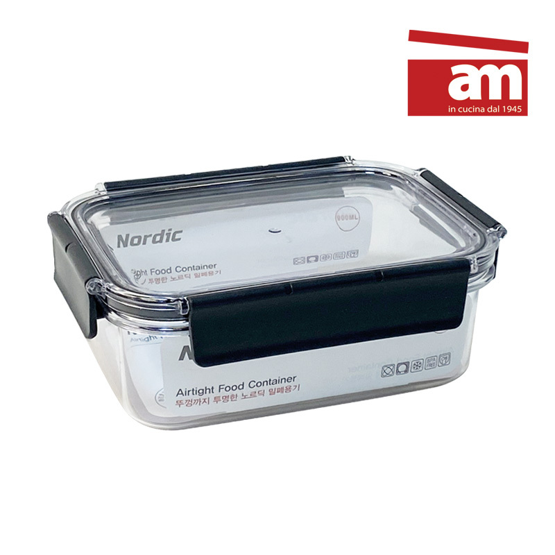 [이태리 am] 노르딕 밀폐용기(900ml) Am-NM-900