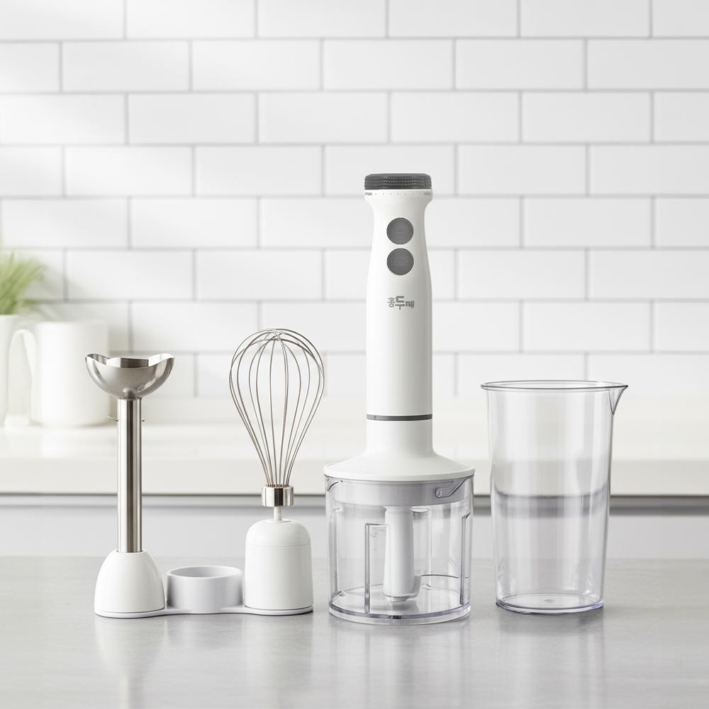[HONGDOOKKAE] 홍두깨 멀티 3in1 파워 핸드블렌더 세트 HDK-HB2025