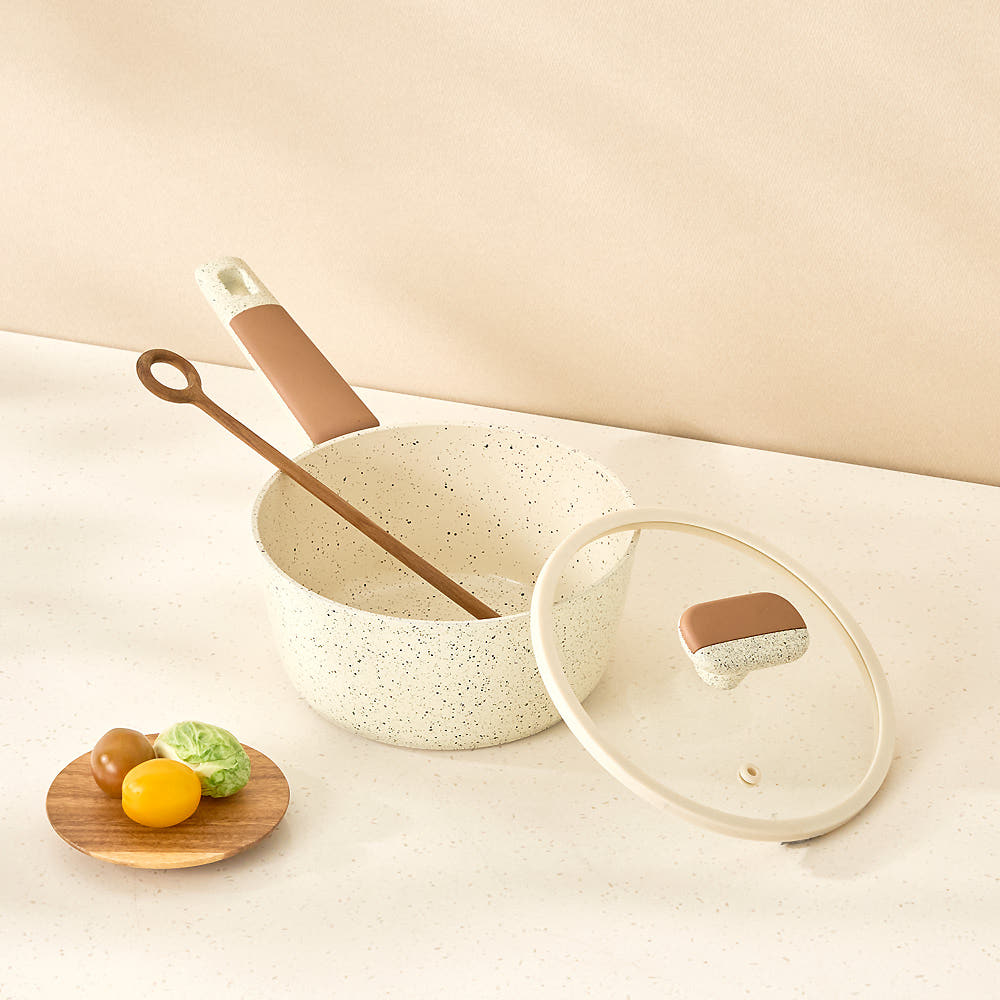[DELLAGO] 바닐라빈 IH 세라믹 편수 18CM 