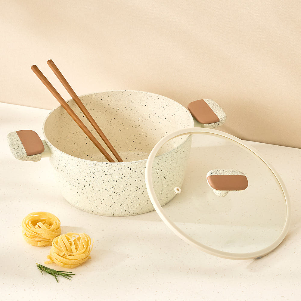 [DELLAGO] 바닐라빈 IH 세라믹 양수 24CM 
