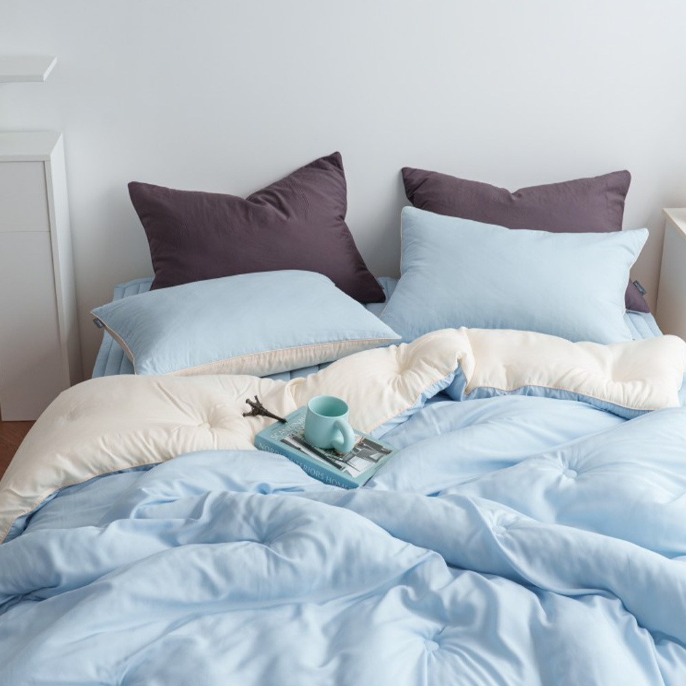 [Guy Laroche] 기라로쉬 양면단색 모달 침구 이불 S(블루)