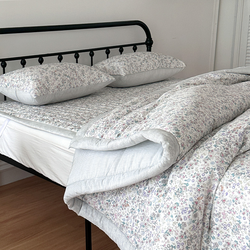 [Guy Laroche] 기라로쉬 몽쉘 엠피모달 이불 Q(그레이)