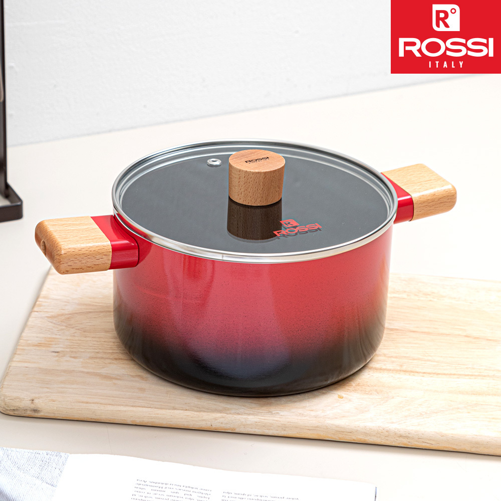이태리 로시IH투톤레드 냄비양수20