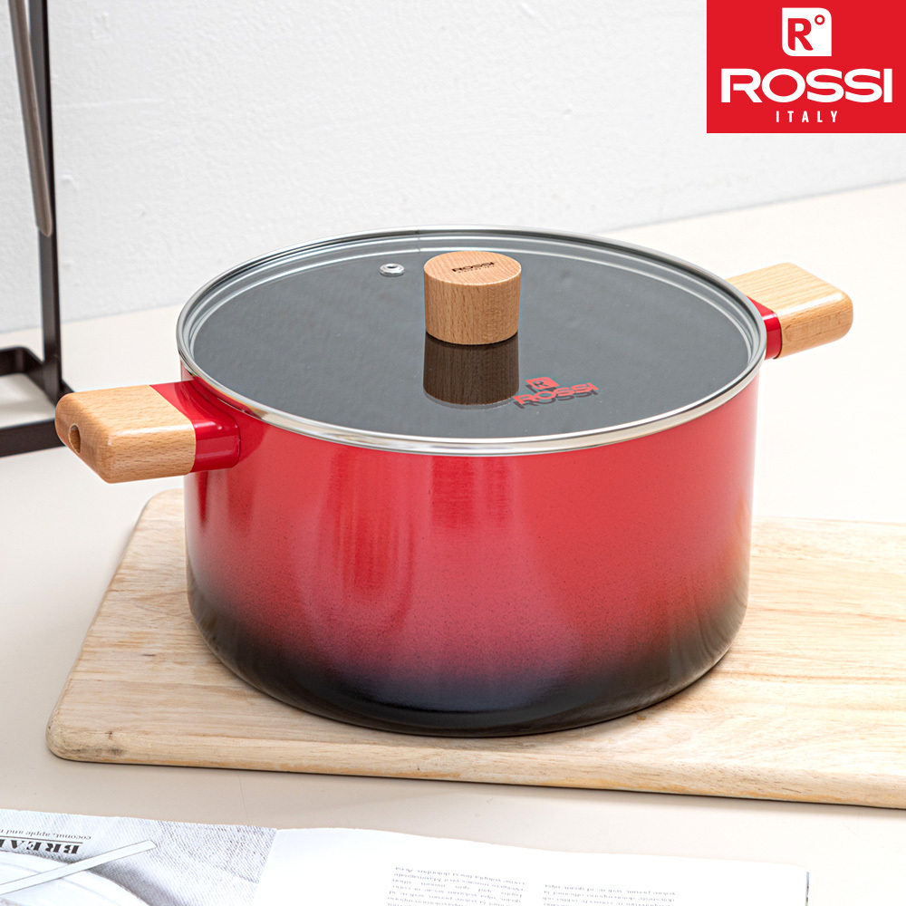 이태리 로시IH투톤레드 곰솥 24