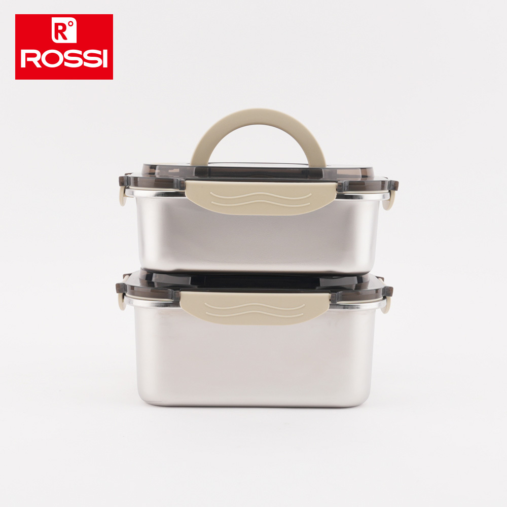 이태리 로시 렌지스텐 밀폐용기 1700+2100ml 2종세트