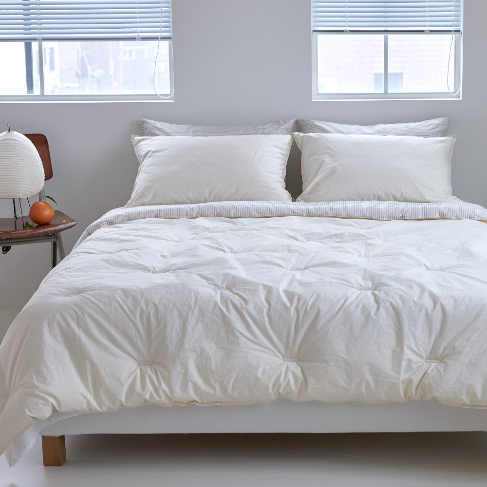 Guy laroche high-end comforter  르윗 체온조절 S차렵이불베게 세트(아이보리)