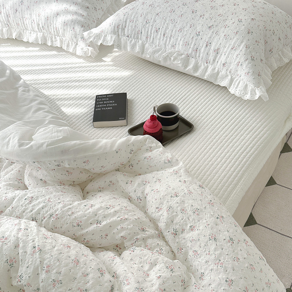 Guy laroche high-end comforter 플라워 코튼차렵이불S(핑크)