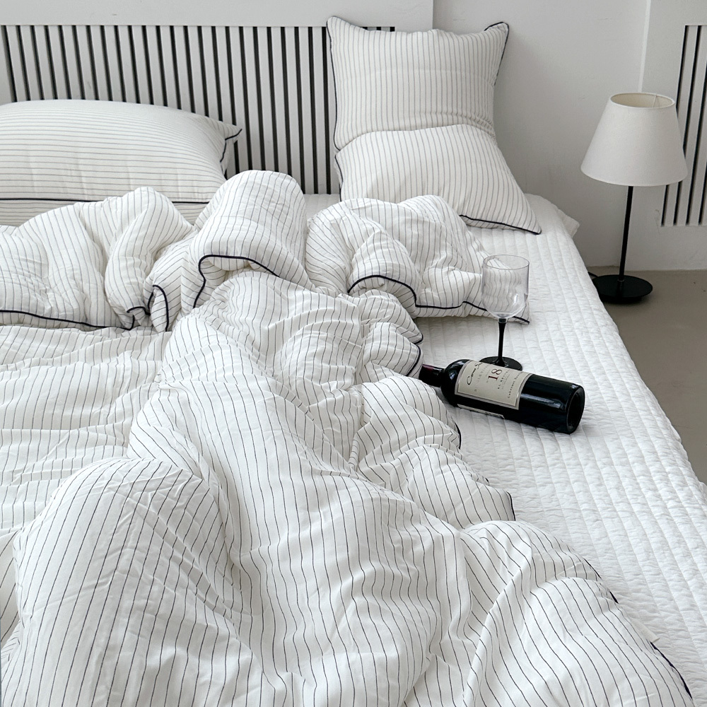 Guy laroche high-end comforter  클라우드 체온조절 Q차렵이불 베개세트(블랙스프라이프)