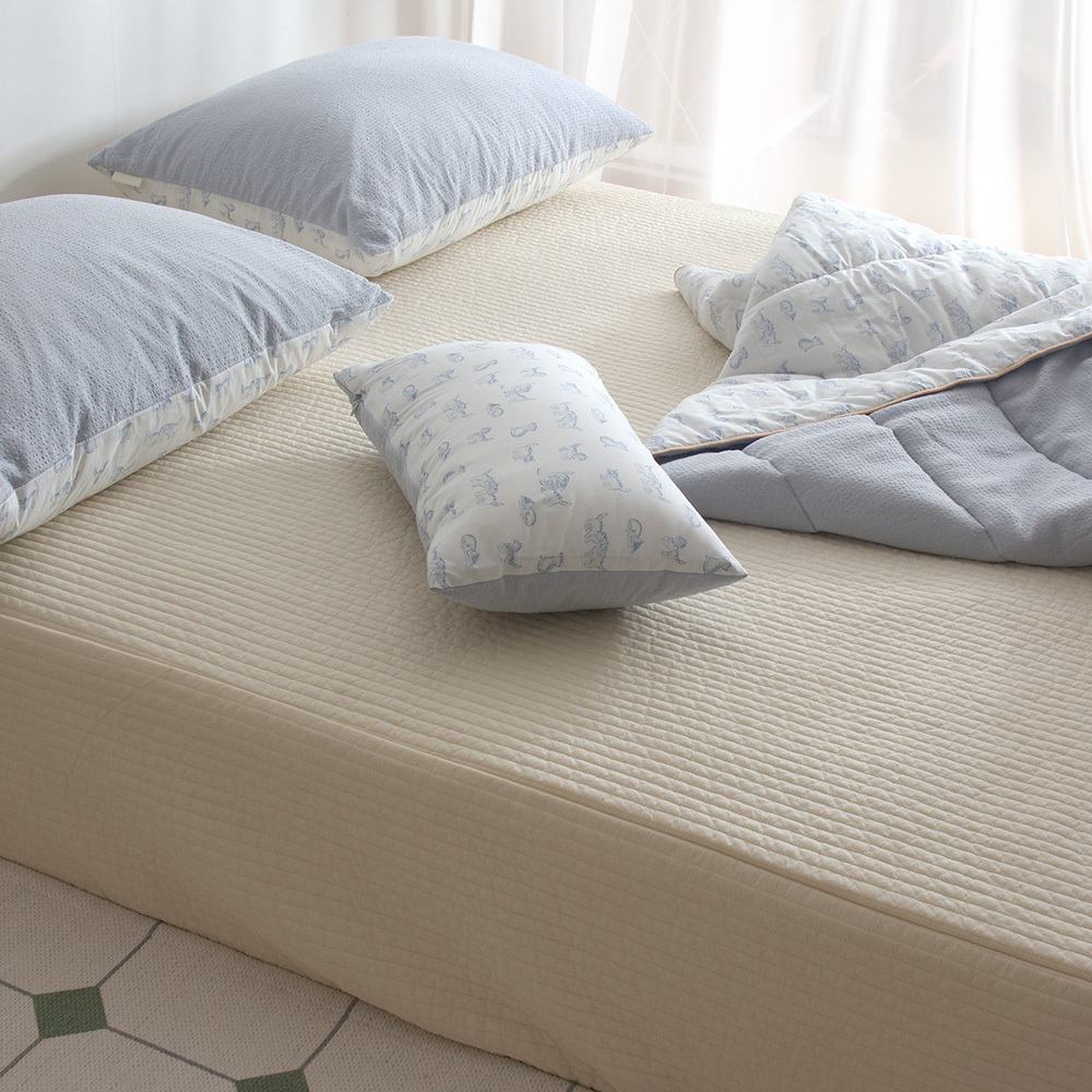 Guy laroche high-end comforter  100수 일체형 패드+ 매트리스커버 LK(크림)