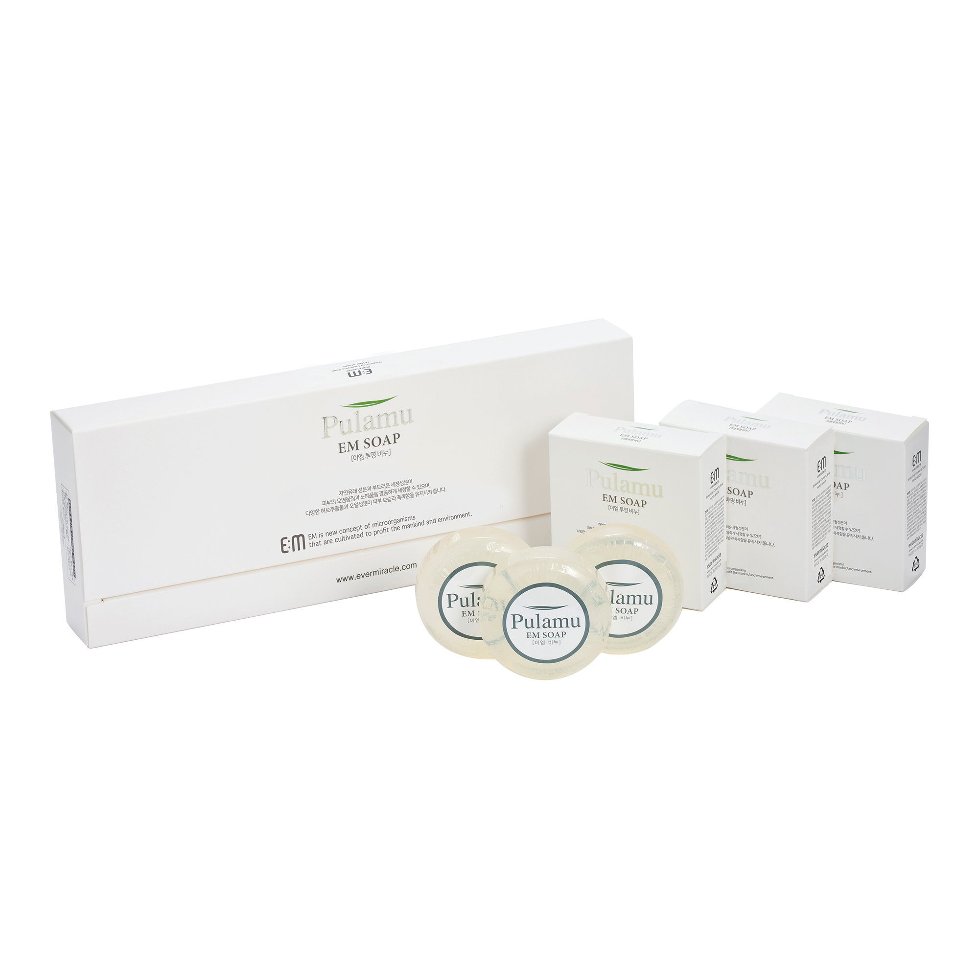 [EM] 풀라무 EM 투명비누(3개입)