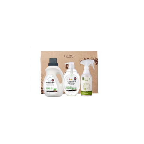 [EM] (친환경) 리빙기프트 세트1 (세탁세제1EA,주방세제1EA,탈취제1EA)