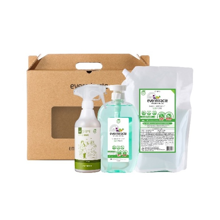 [EM] (친환경) 리빙기프트 세트6 (주방세제1EA,리필1EA,탈취제1EA)