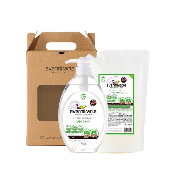 [EM] (친환경) 리빙기프트 세트10 (주방세제1EA,리필1EA)