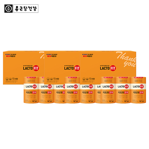 [종근당건강] NEW락토핏 코어 선물세트(리뉴얼)(3EA)*3box