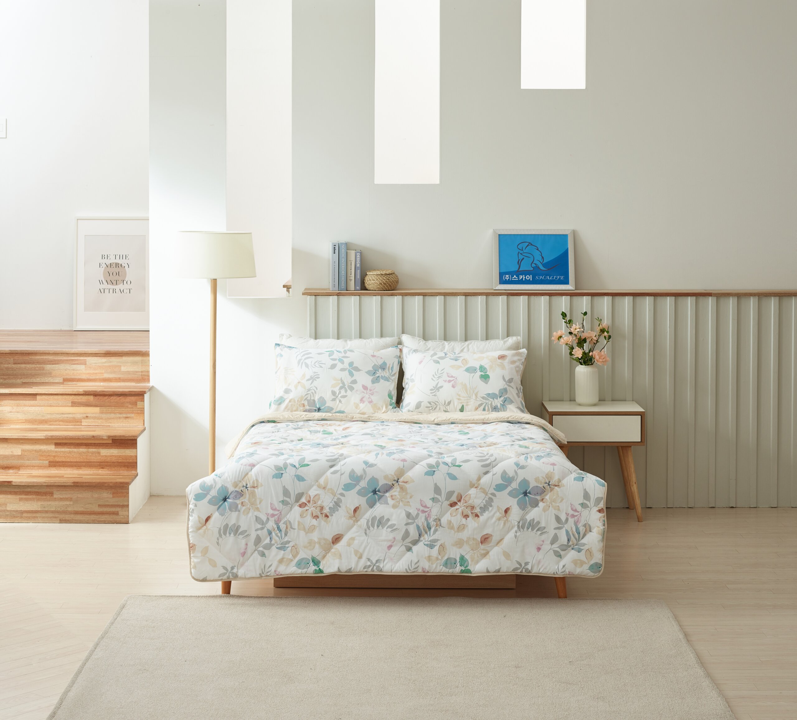 [샬리프] 수선화 차렵이불