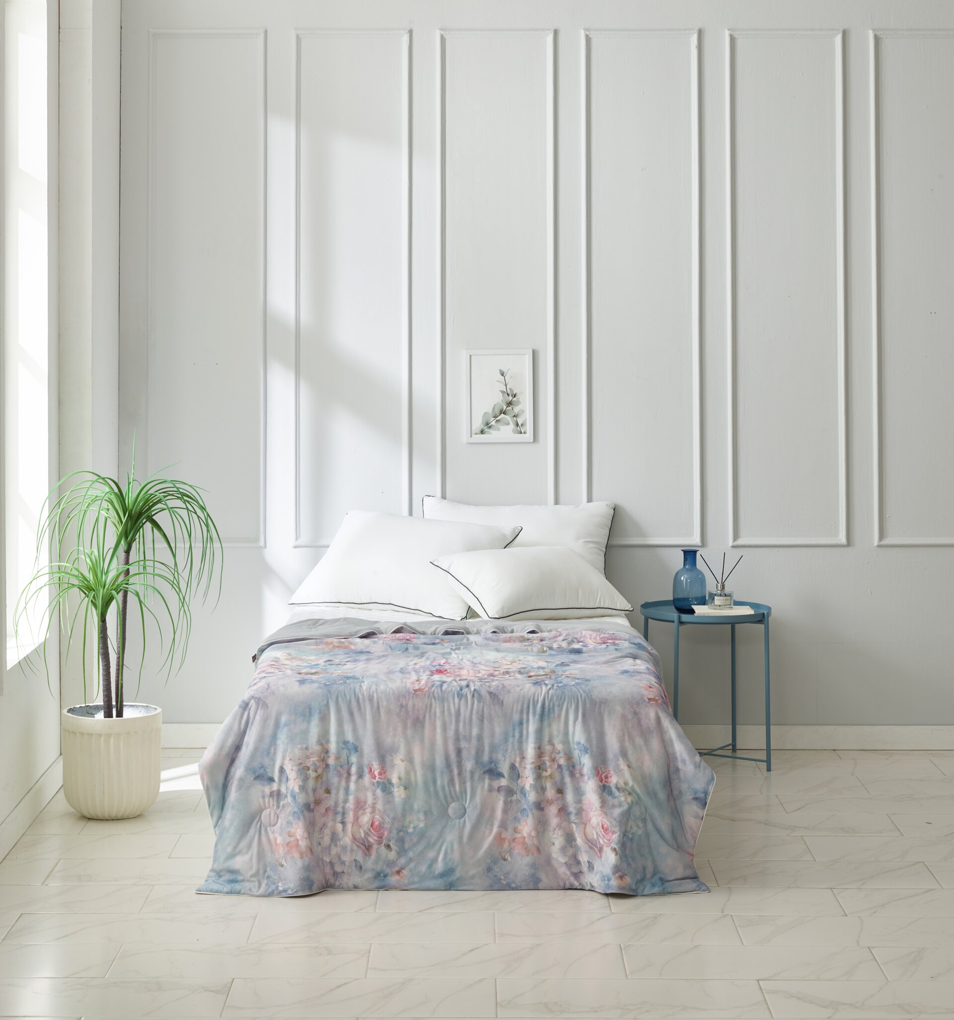 [버팔로] 여름 냉감 장미 이불