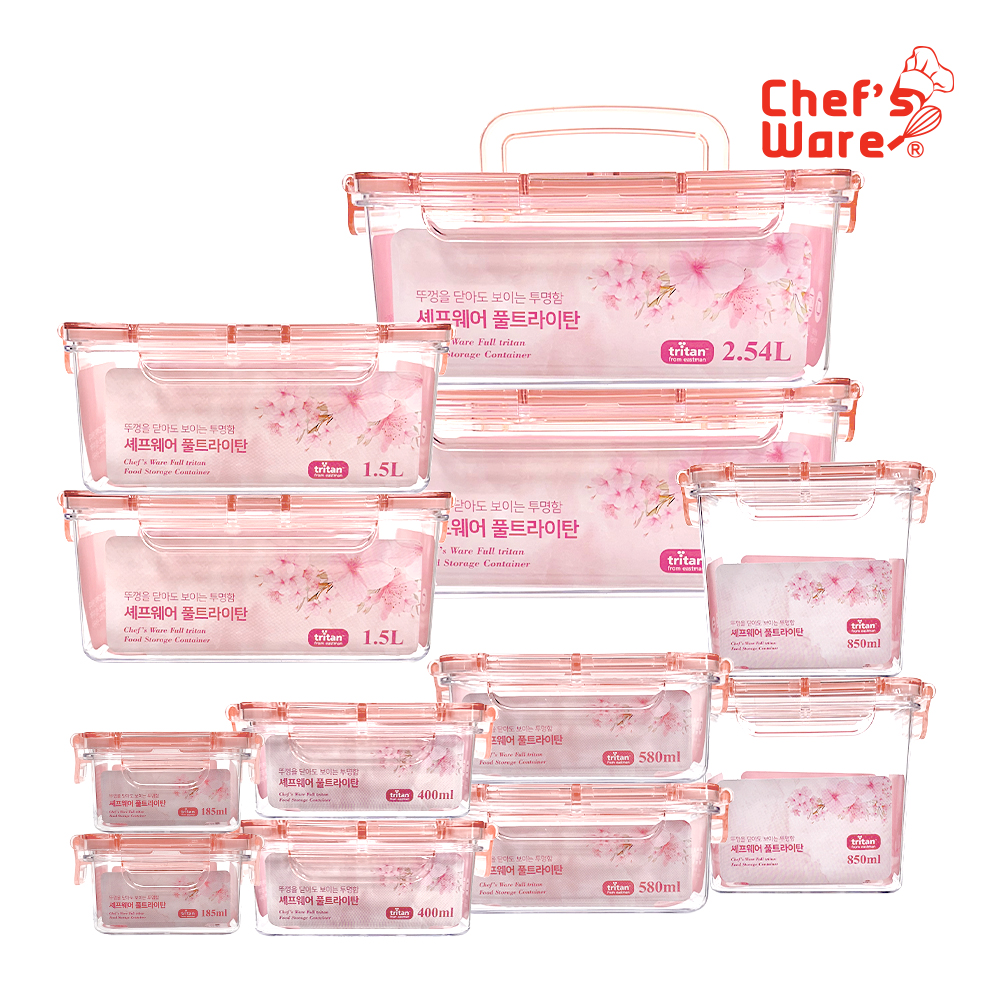 [셰프웨어] 풀트라이탄 핑크블라썸 에디션 12조 A세트