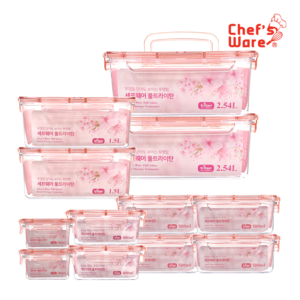 [셰프웨어] 풀트라이탄 핑크블라썸 에디션 12조 B세트