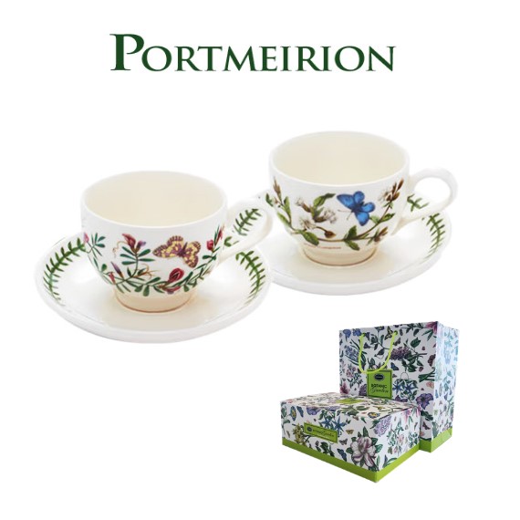 [포트메리온] 보타닉가든 커피잔 2인(4p)세트 (디자인 랜덤, 포트메리온 케이스, 쇼핑백포함) 