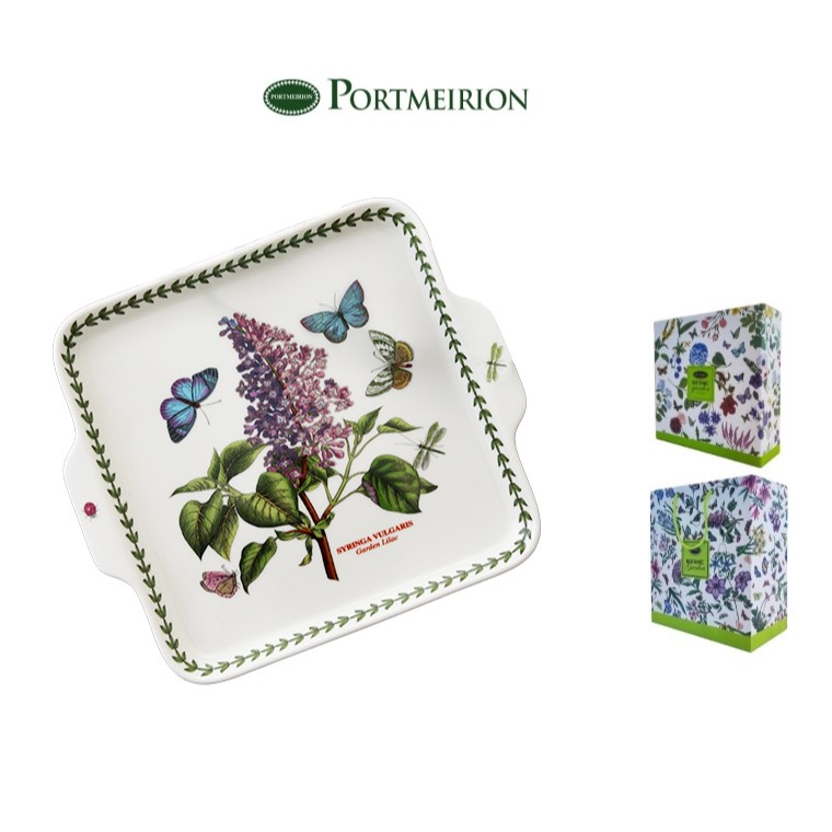 [포트메리온] 보타닉가든 악센트 양손잡이 디저트 접시 20cm 1p 세트(패턴 랜덤, 케이스, 쇼핑백포함)