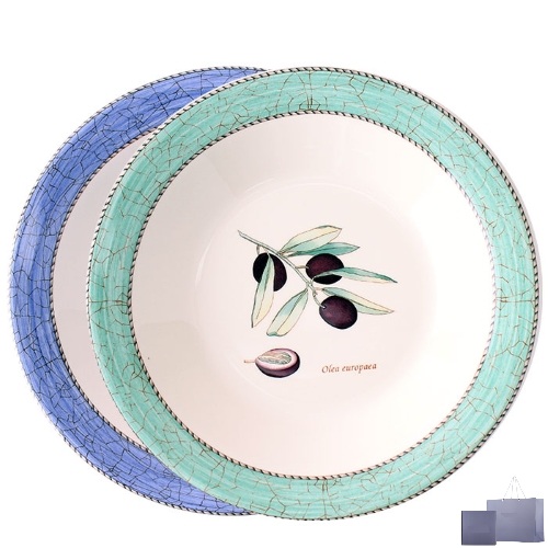 [웨지우드] 사라스가든 28cm 파스타볼 1p (블루,그린 택1)  (패키지, 쇼핑백)