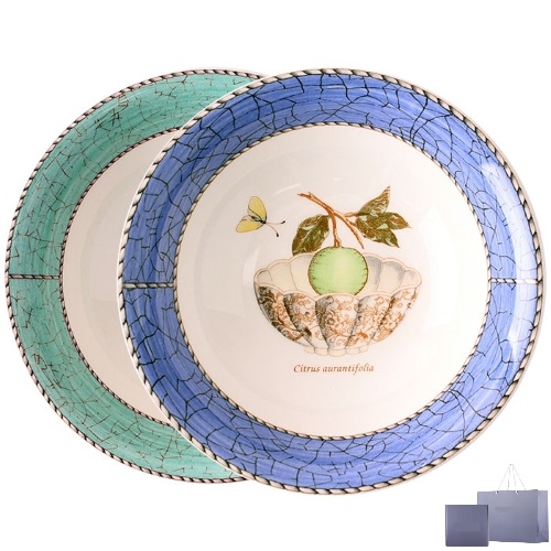 [웨지우드] 사라스가든 18cm 시리얼볼 2p (패키지, 쇼핑백)