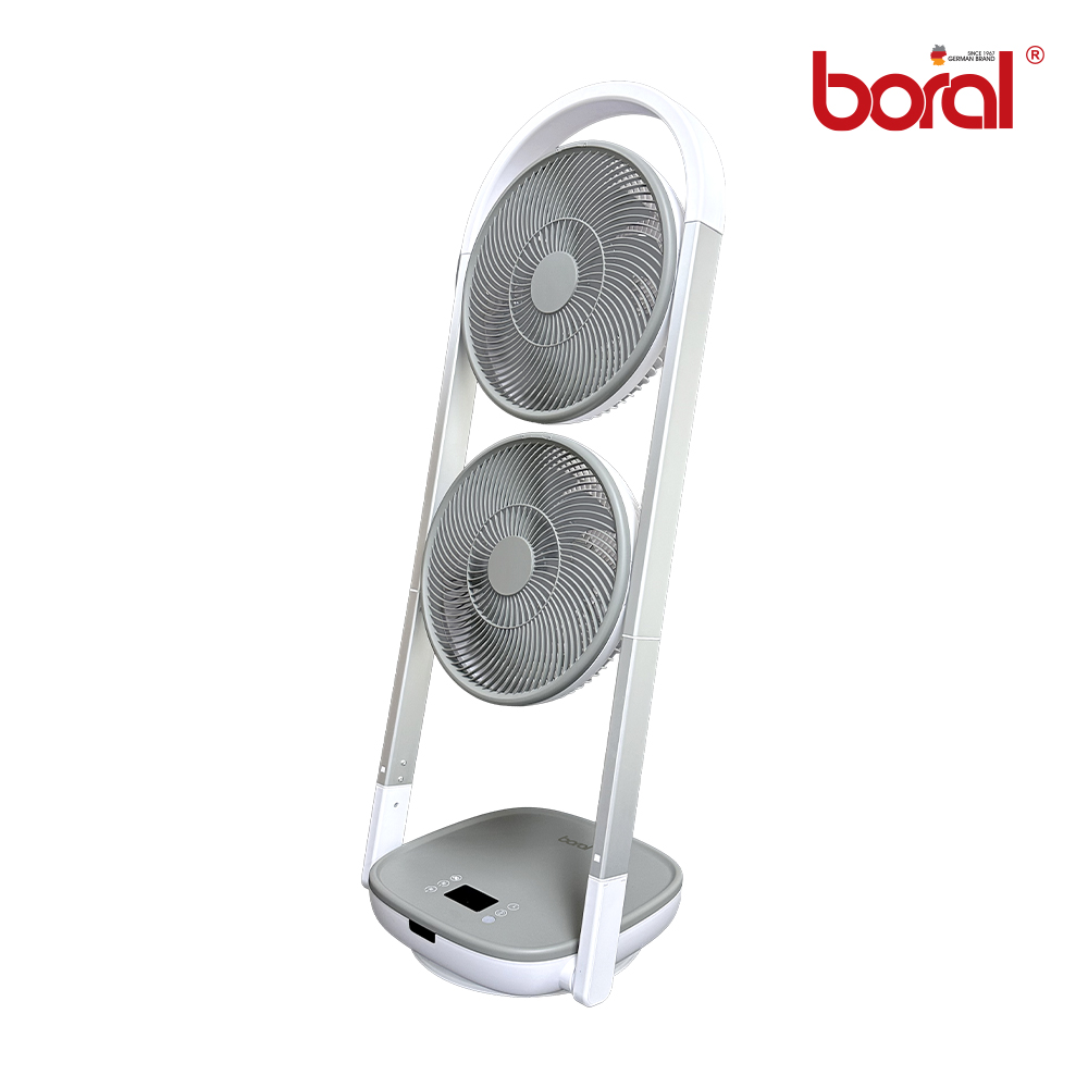 보랄 BLDC 무선 듀얼 헤드 접이식 선풍기_BR-D808RCF