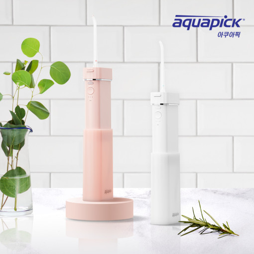 [아쿠아픽] 휴대용 구강세정기 AQ-208 (색상 택 1 : 화이트/ 핑크)