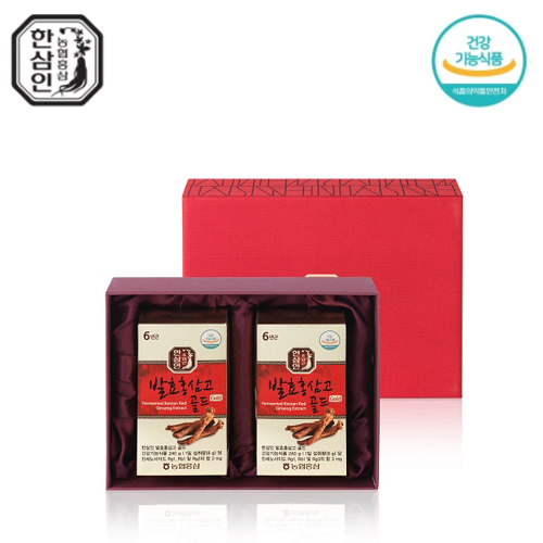[농협 한삼인] 발효홍삼고골드 240g x 2병 + 쇼핑백