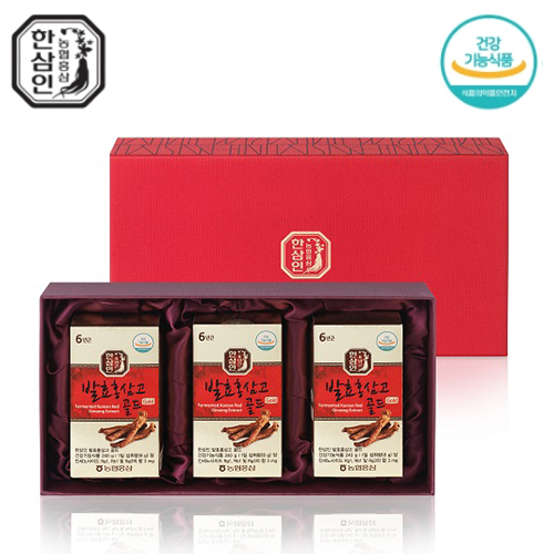 [농협 한삼인] 발효홍삼고골드 240g x 3병 + 쇼핑백