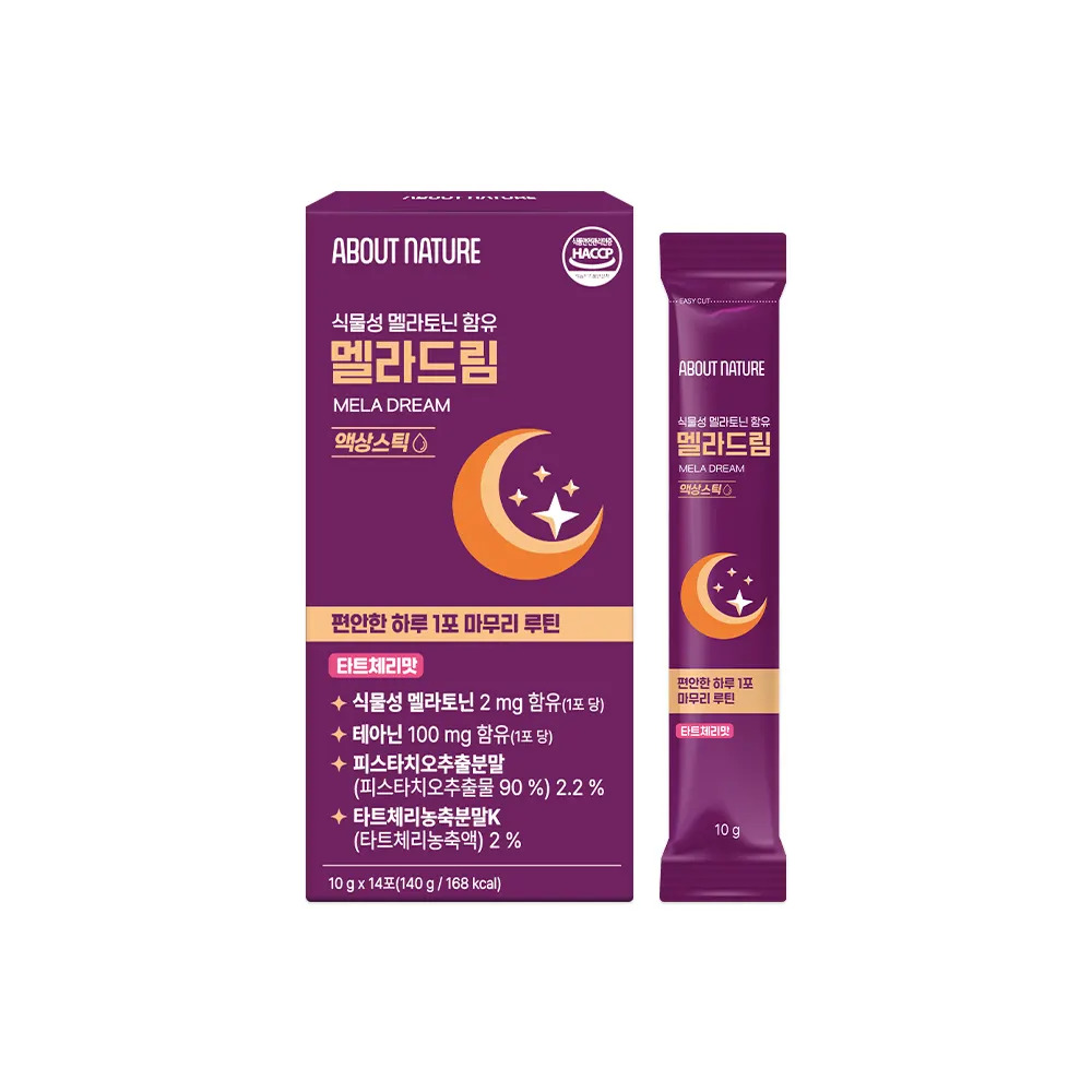 [CT] 어바웃네이처식물성 멜라토닌 함유 멜라드림_10gx14포