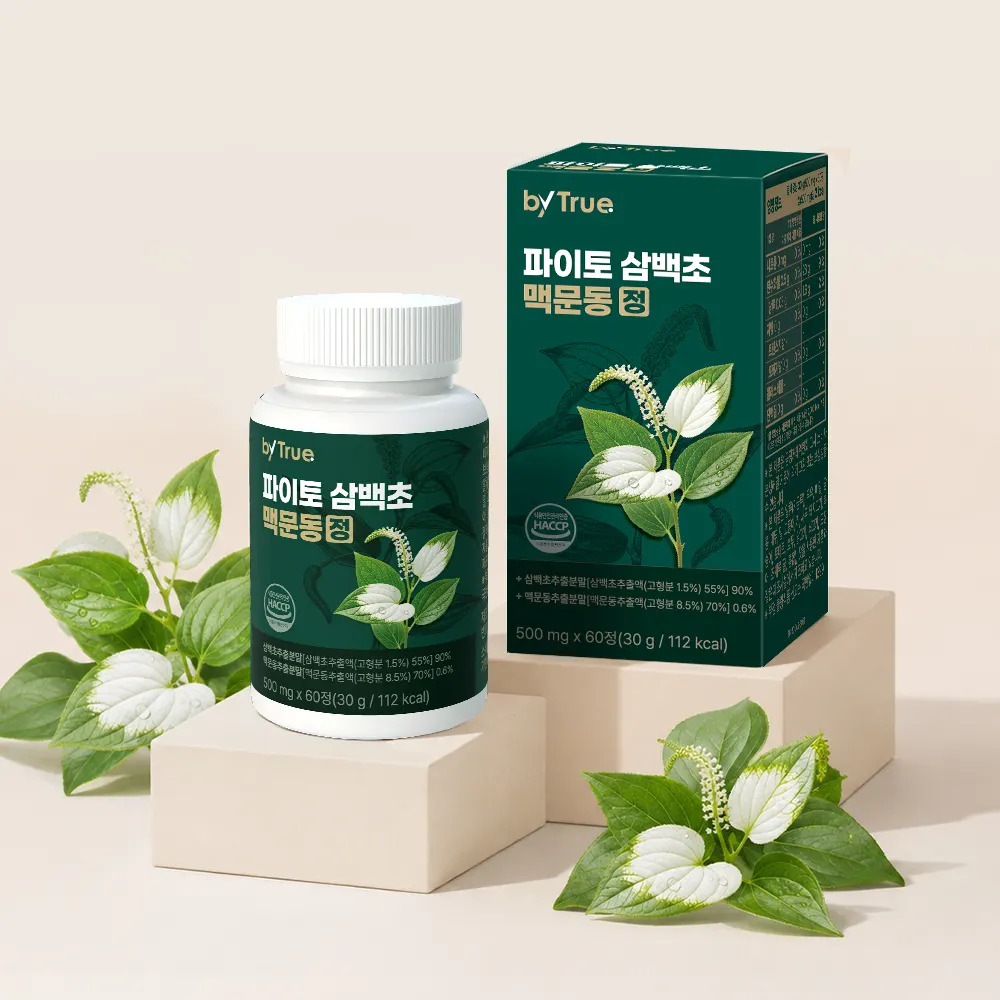 [CT] 바이트루 파이토 삼백초 맥문동정_500mgx60정