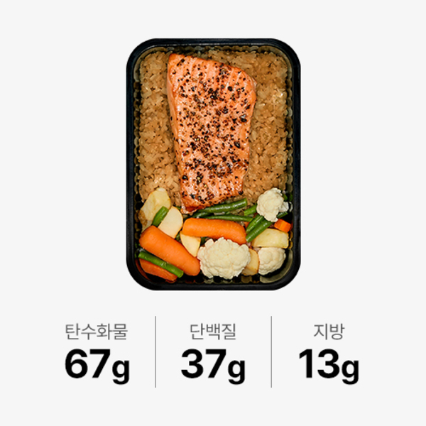 식스밀 연어 스테이크_345g*1팩