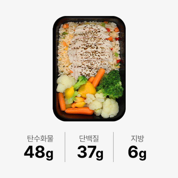 식스밀 닭가슴살 계란볶음밥_325g*1팩