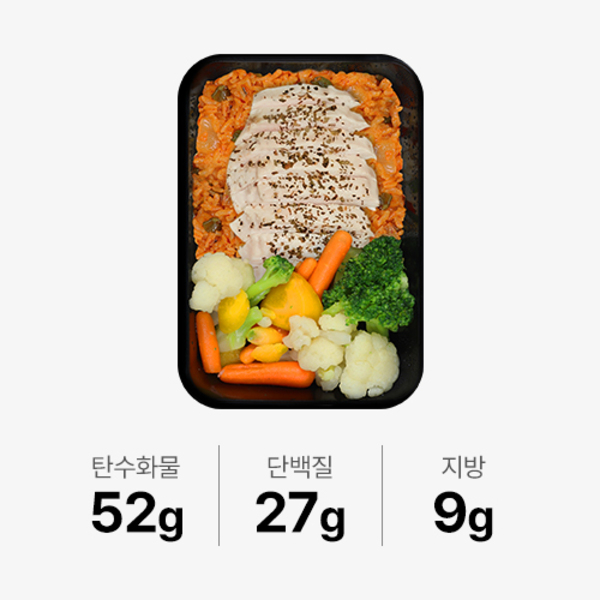 식스밀 닭가슴살 김치볶음밥_325g*2팩