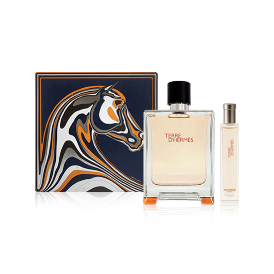 [Hermes] 에르메스 떼르 데르메스 오 드 뚜왈렛 기프트 2종 세트 + 쇼핑백 포함