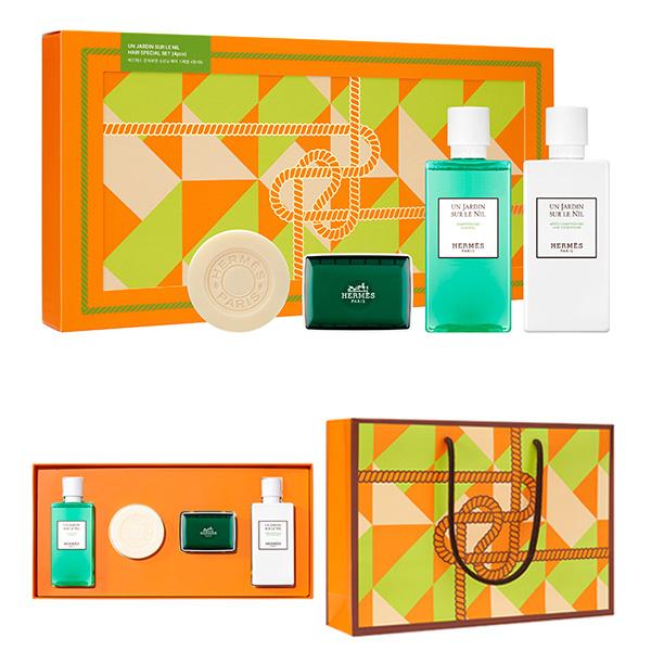 [Hermes] 에르메스 운자르뎅 수르닐 헤어 스페셜 4종세트 + 쇼핑백포함