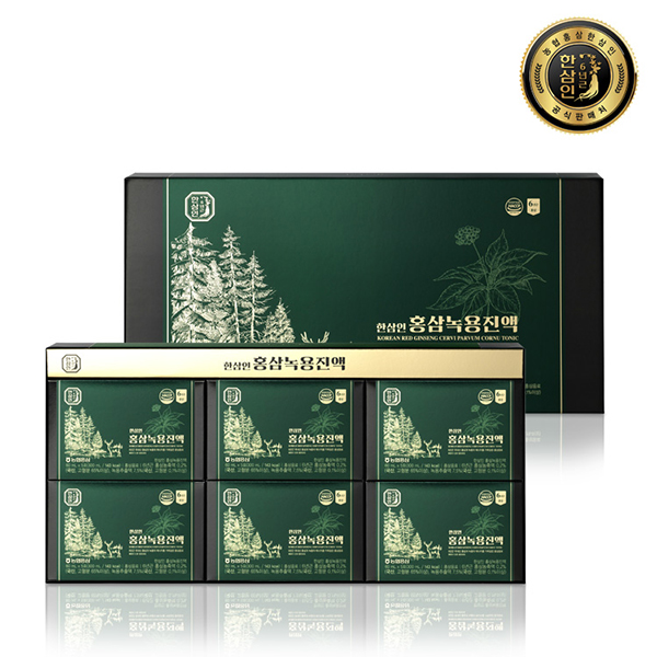 [한삼인] 홍삼녹용진액 60mL x 30포 (30일분) 1세트