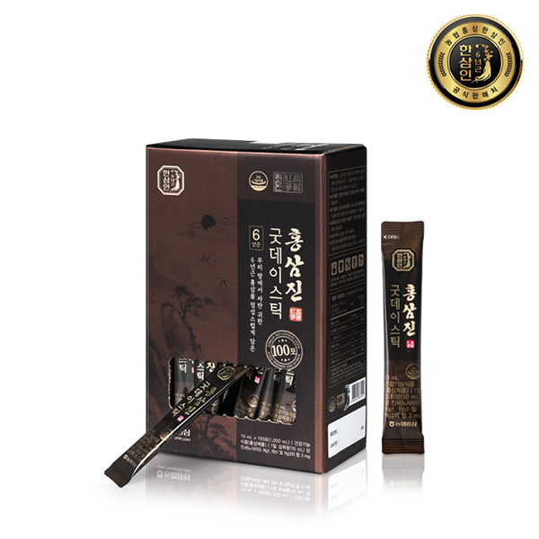 [한삼인] 홍삼진 굿데이스틱 10mlx100포 1세트+쇼핑백