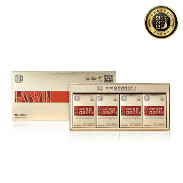 [한삼인] 홍삼캅셀골드 1세트 (650mg x 120캡슐)