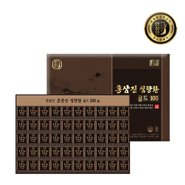 [한삼인] 홍삼침향환골드 100환 x 1세트