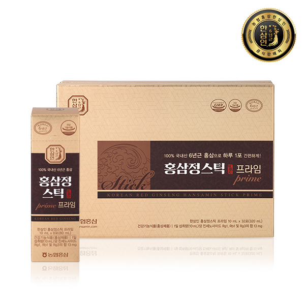 [한삼인] 홍삼정스틱 프라임 10mL x 32포 (32일분) 1세트