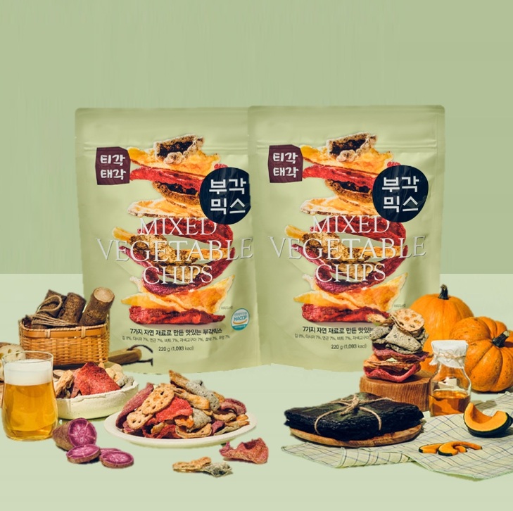 속초 중앙시장 명물 부각"티각태각"부각믹스 200g *2ea