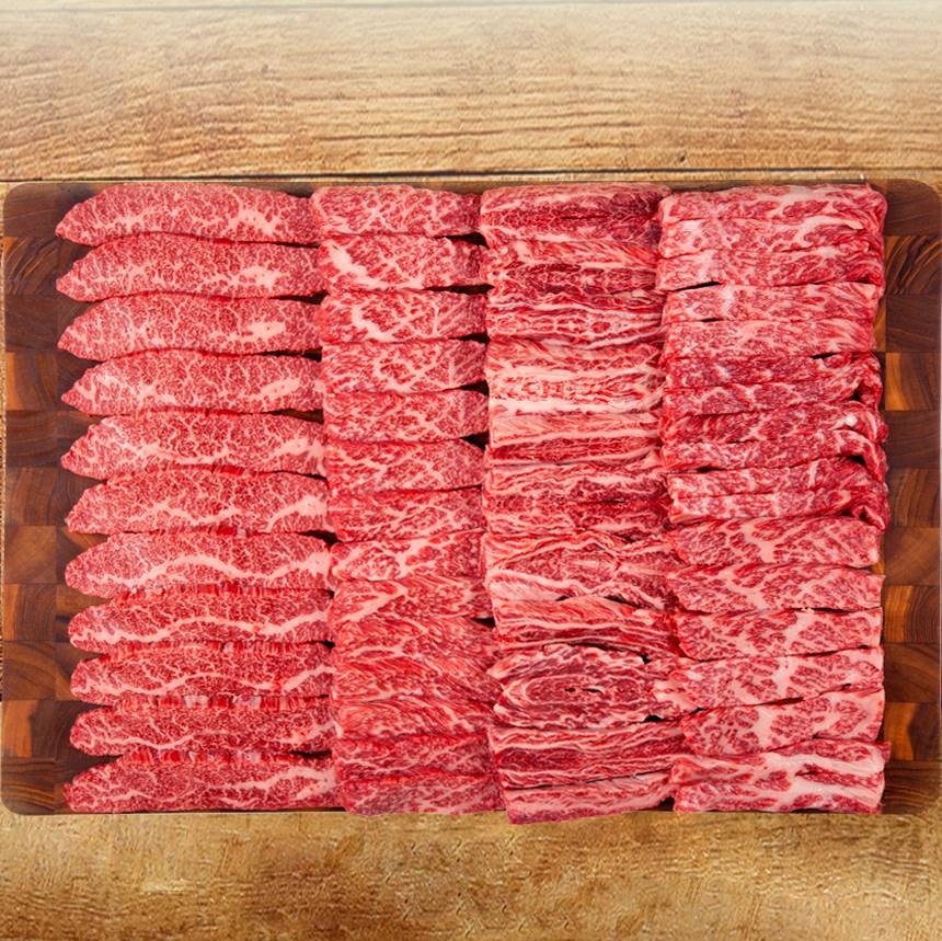 [하누리] 한우 1++ 갈비살 소한마리모둠 400g 시즈닝+올리브오일 무료증정