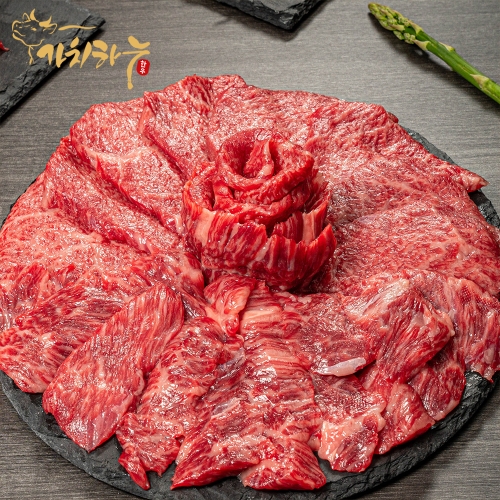 [가치하누] 한우투뿔 갈비살 모듬한판1,2kg